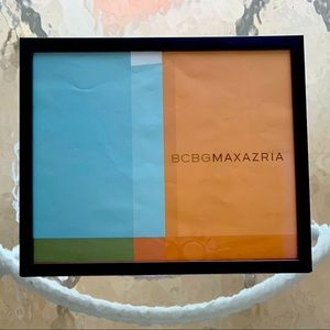BcbgMaxazria Gift Bag art on frame 🎁